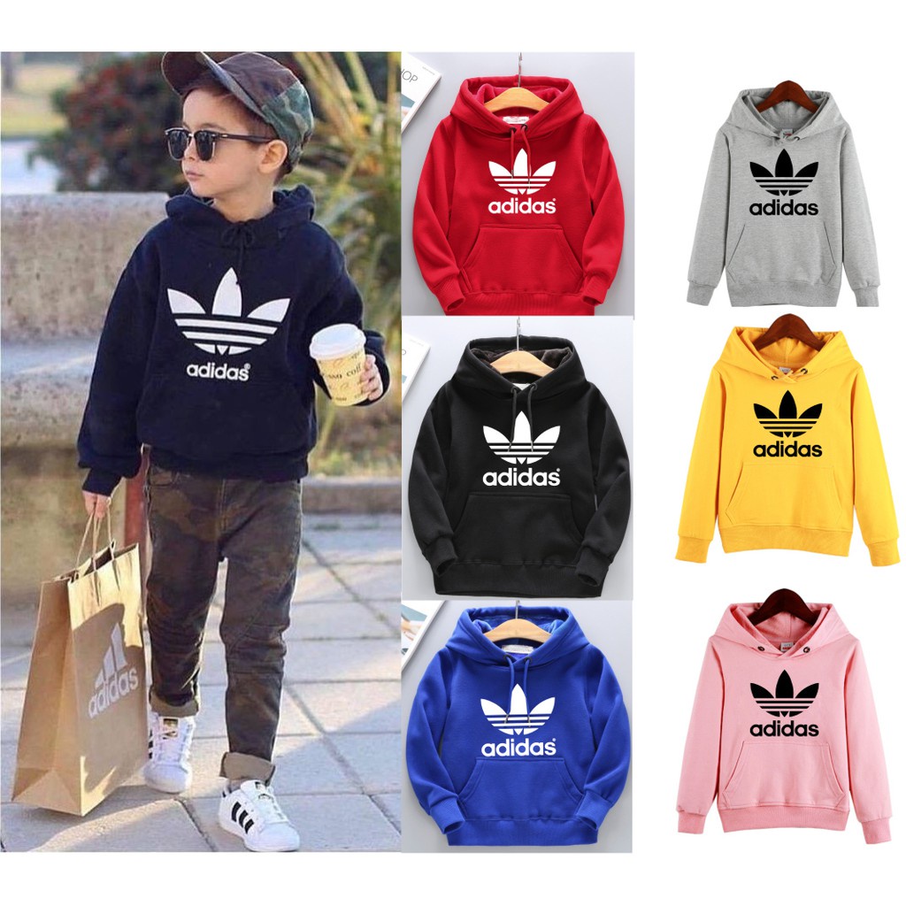 Hoodie Anak Perempuan Laki Laki "adidas" Umur 1 2 3 4 5 6 7 8 9 10 11 12 tahun korean style 2022 swe