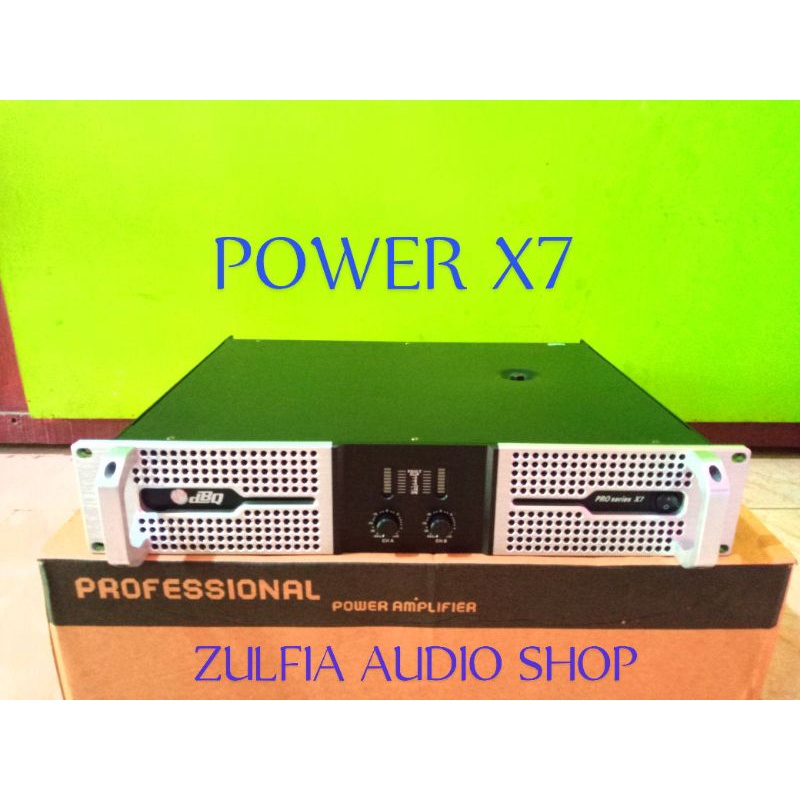 POWER AMPLIFIER DBQ X7 POWER DBQ X7 CLAS D ORIGINAL