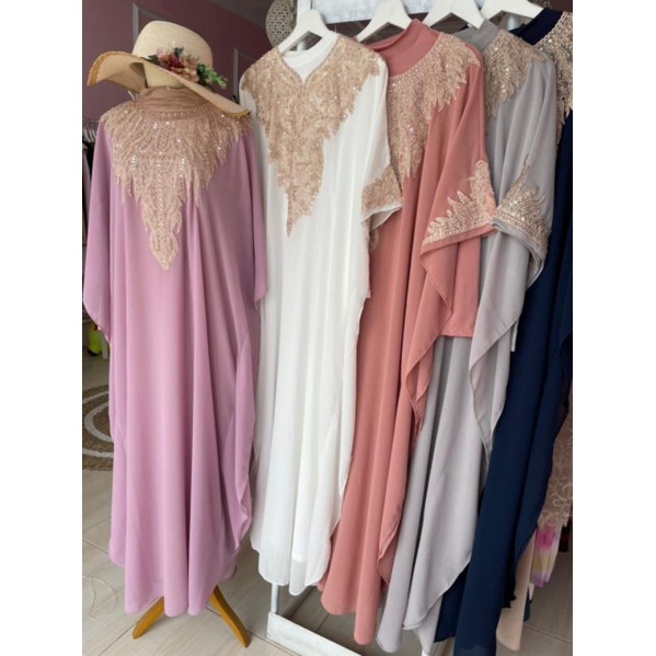 KAFTAN MAHALINI / KAFTAN LEBARAN / KAFTAN MEWAH