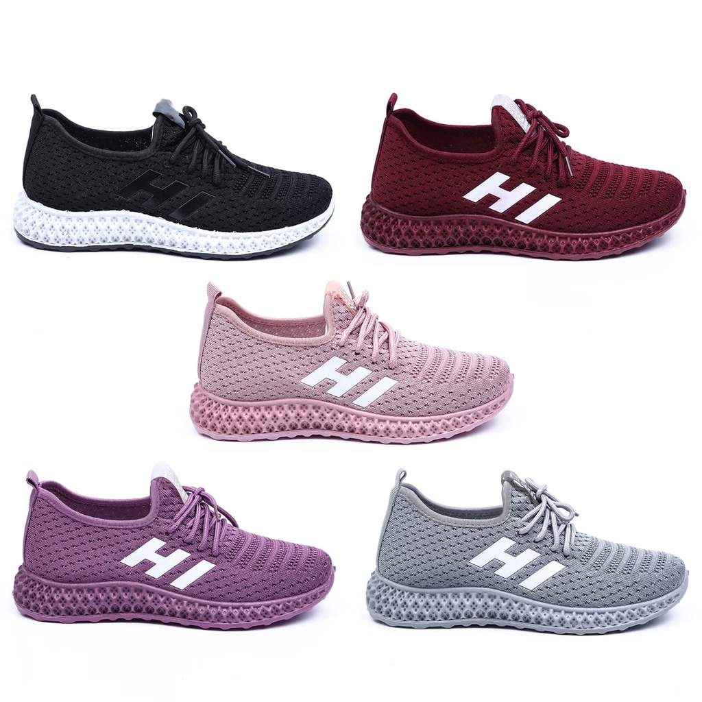 Sepatu Wanita Sneakers Wanita Slip On Sports Shoes Cewek - A1065-4