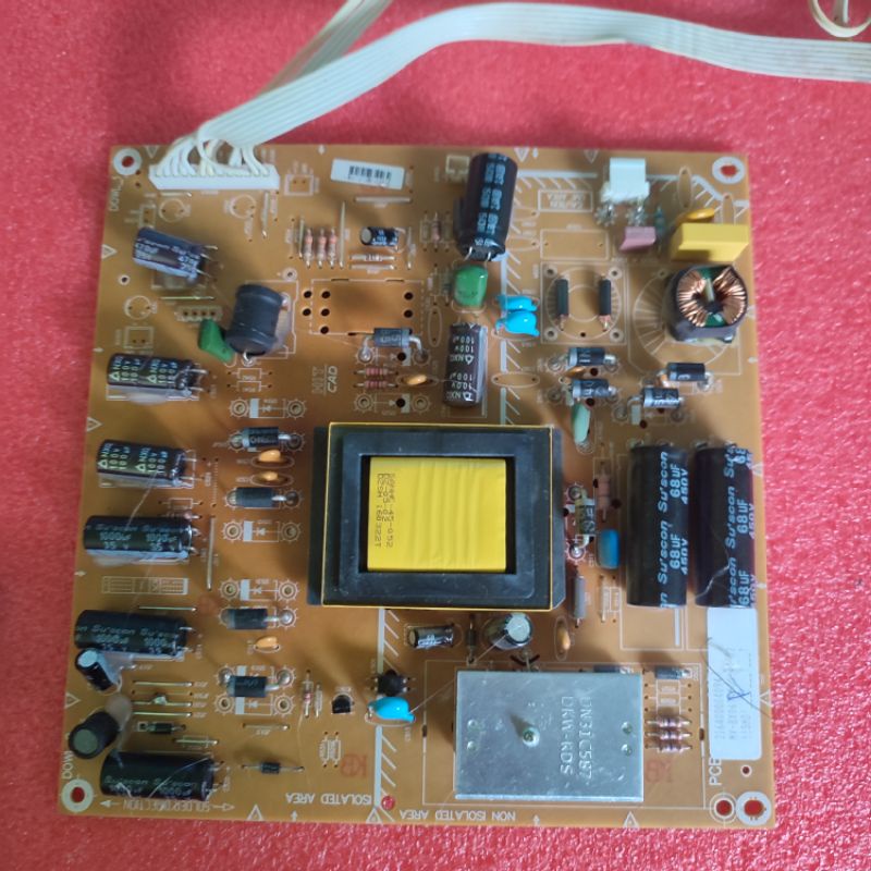 PSU regulator power Supply board TV LED Polytron PLD 43V863 - PLD43V863 - 43V865 - PLD43V865 - 43S85