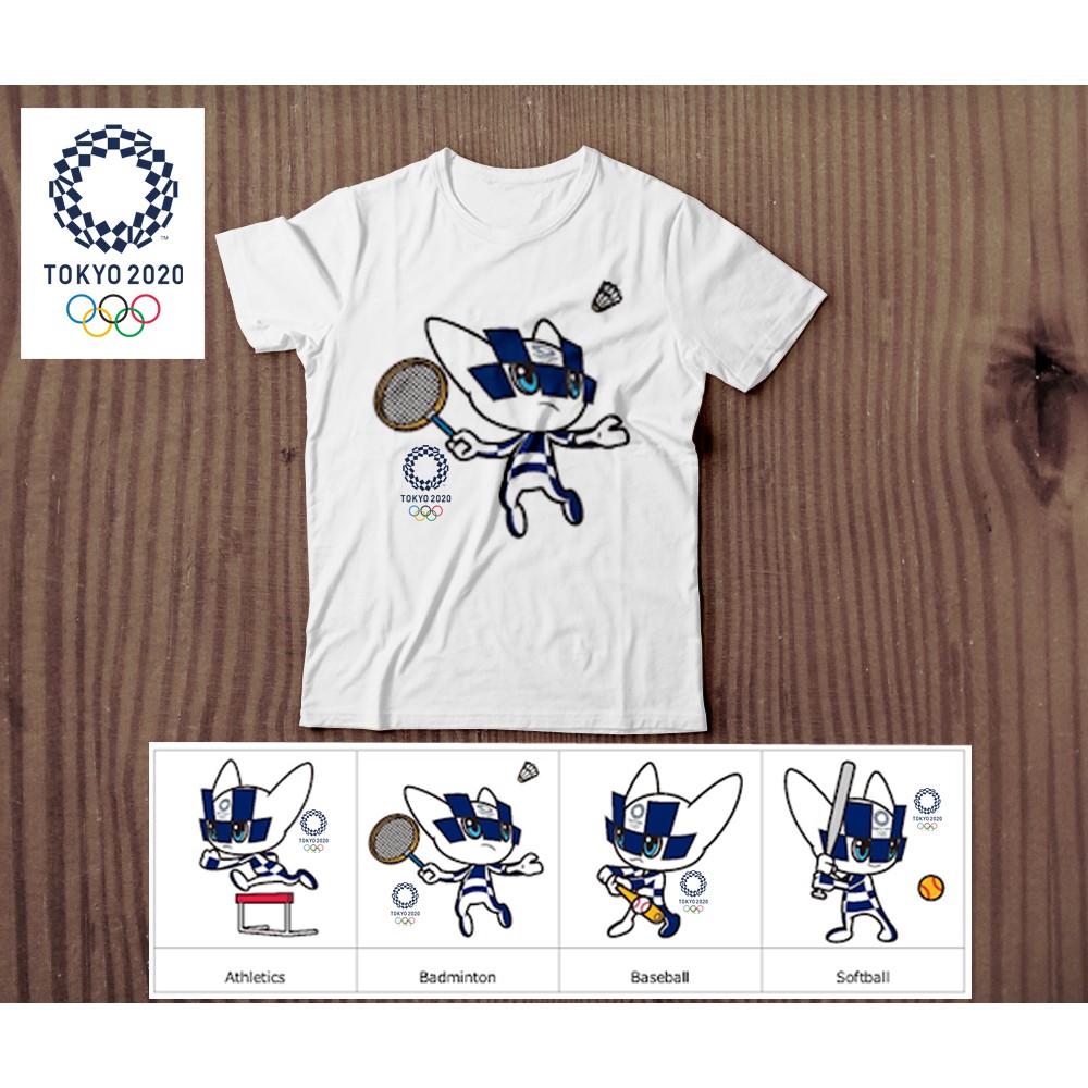 Kaos Maskot Olimpiade Tokyo | Olimpiade Tokyo 2020