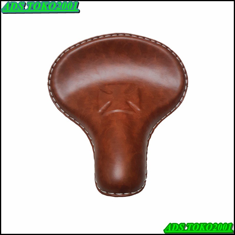 Jok Motor Kulit Custom Chopper Coklat CB GL Tiger Scorpio Kawasaki Binter Merzy Dll