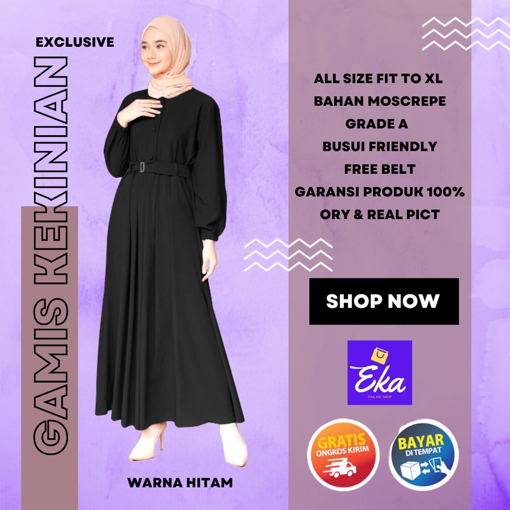 GAMIS PESTA REMAJA KEKINIAN TERBARU DAN EXCLUSIVE BAJU MUSLIM GAMIS SYARI WANITA POLOS SIMPEL MEWAH 