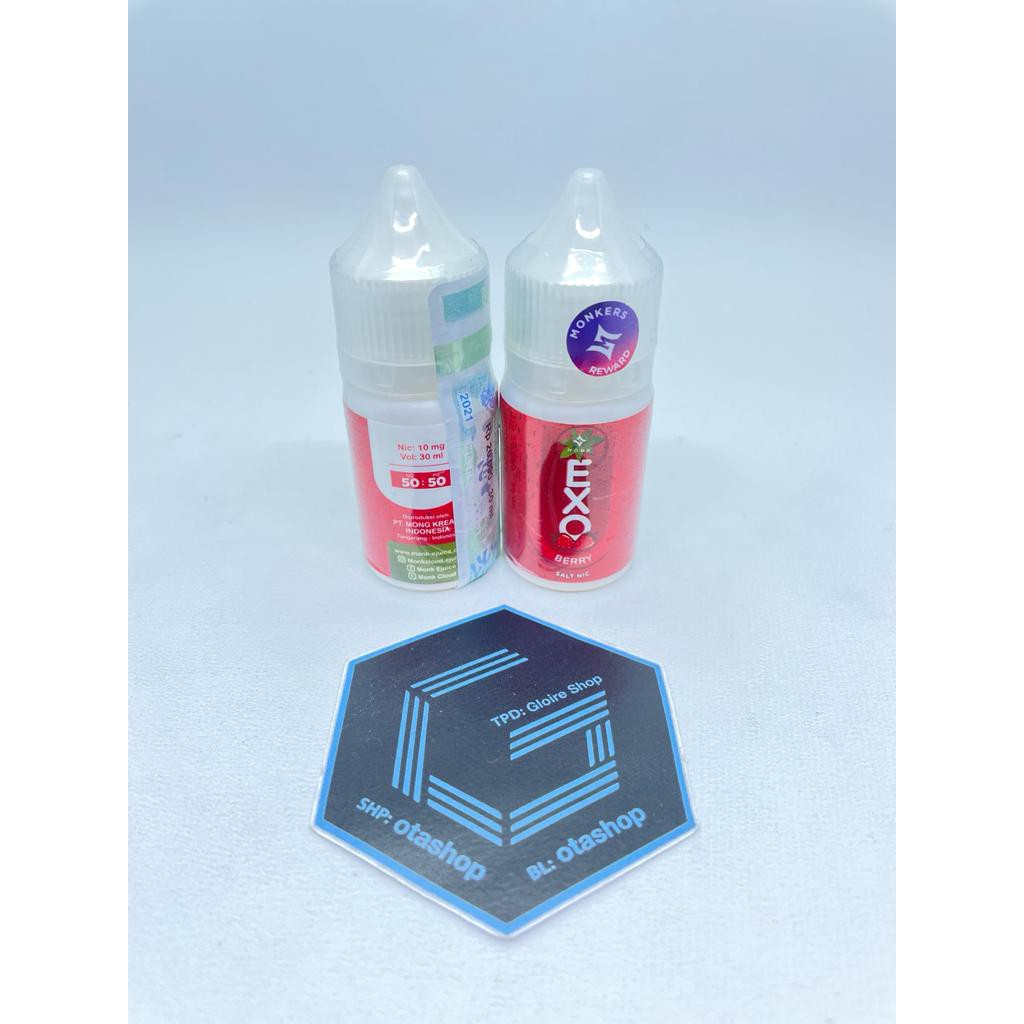 Jual Salt Nic Exo Berry By Monk Ml Mg Liquid Pod Pods Strawberry Ice Premium Lokal Pita