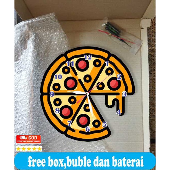 JAM DINDING BESAR MURAH UNIK KARAKTER PIZZA TEMPEL TEMBOK DEKORASI KAMAR TIDUR AKSESORIS FURNITURE RUMAH HIASAN DINDING LUCU UNICORN AESTHETIC KLASIK PAJANGAN DINGDING SERBAGUNA KOLEKSI HADIAH ANAK KADO ULANG TAHUN PERNIKAHAN TERBARU DISKON