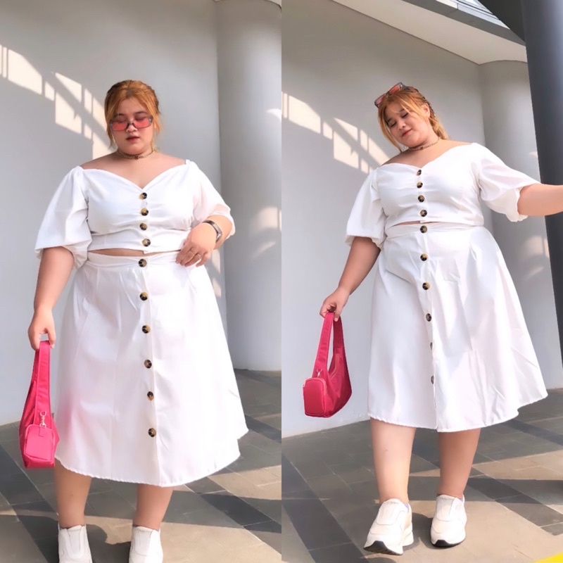 Maddy Set (Top and Skirt) (Petite Size to Plus Size) | SKOUTWEAR