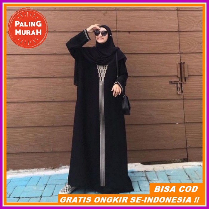Baju Gamis Mewah Pesta Kondangan Dres Syari Perempuan Bju Muslimah Dre New Abaya Gamis Htm Maxi Dres