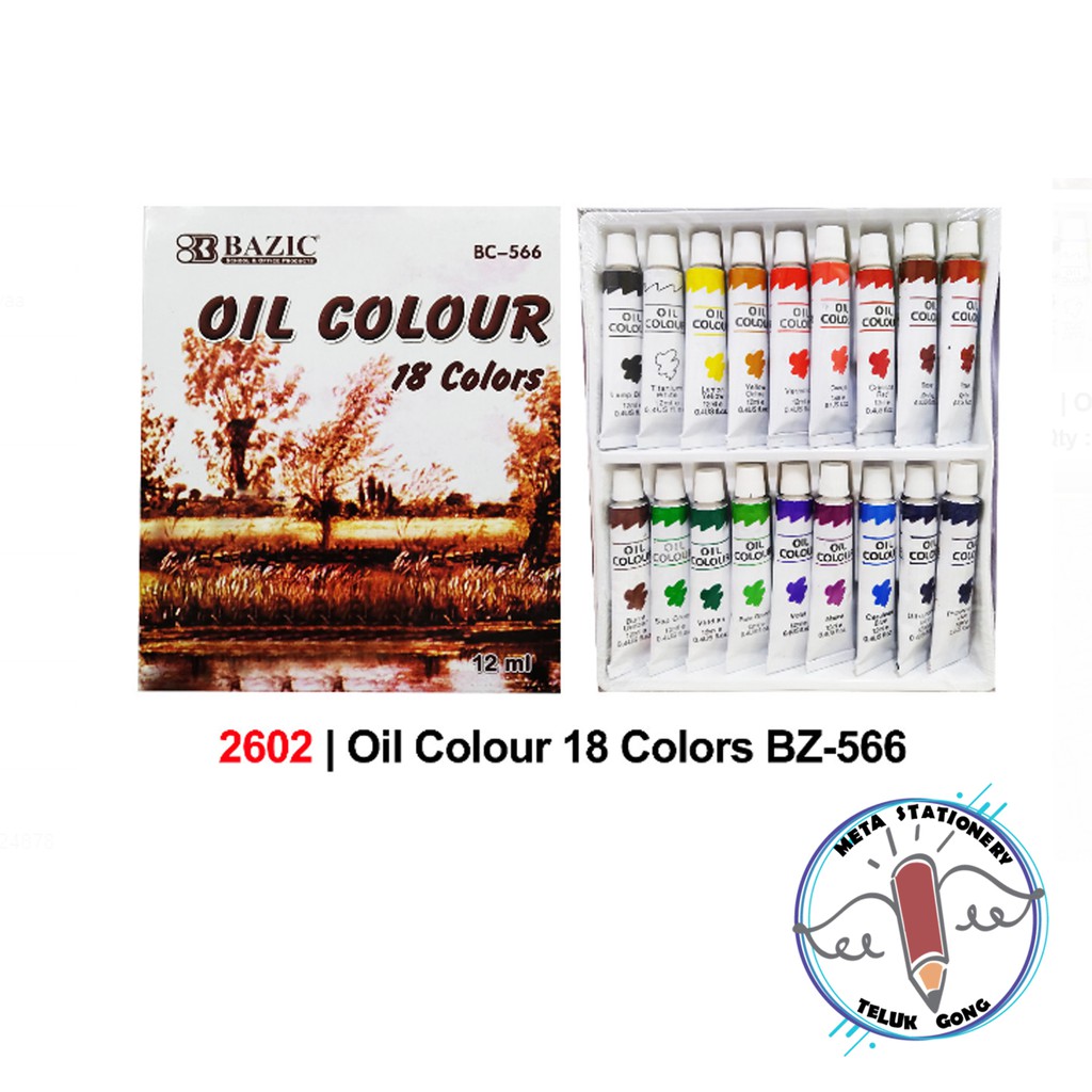 

mh Cat minyak Bazic 18 warna