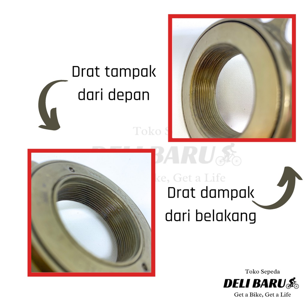 Exotic Freewheel gir belakang 16T sepeda anak