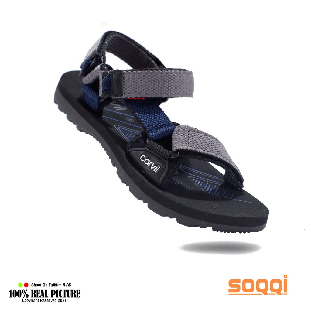 Sandal gunung cowok dewasa original sendal pria laki-laki dewasa terbaru model hikking outdor casual branded Carvil Argha Gasvar luxor kuat dan nyaman promo lebaran keren cod murah 38-44