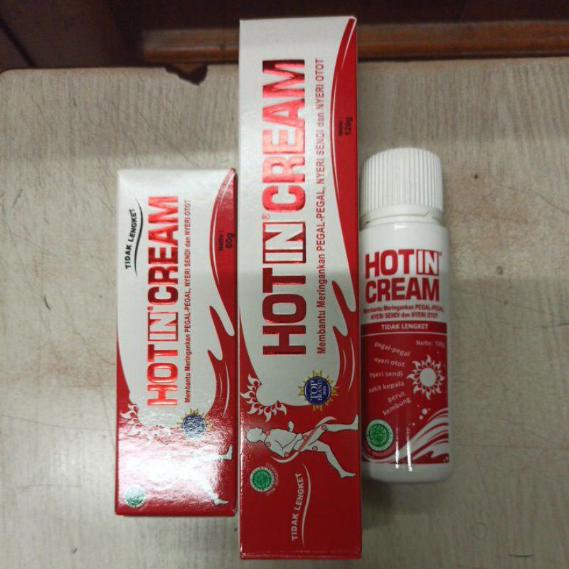 HOT IN CREAM ORIGINAL BOTOL DAN TUBE