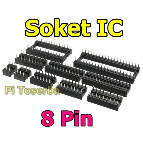 Soket IC 8 pin 2x4 Socket