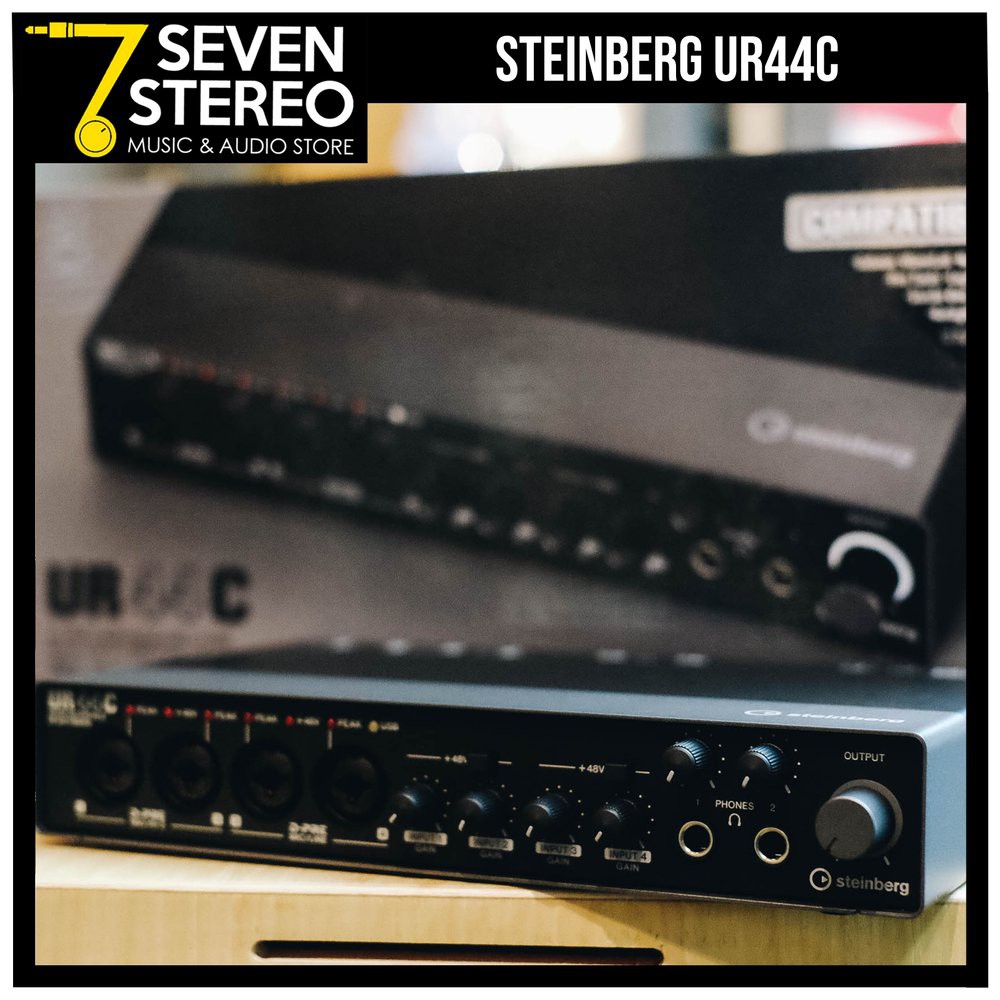 Steinberg UR44C Audio Interface - Soundcard Recording