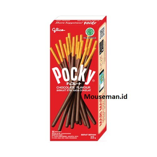 

Glico Pocky Wafer Stick - Netto 22 gr Rasa Cokelat