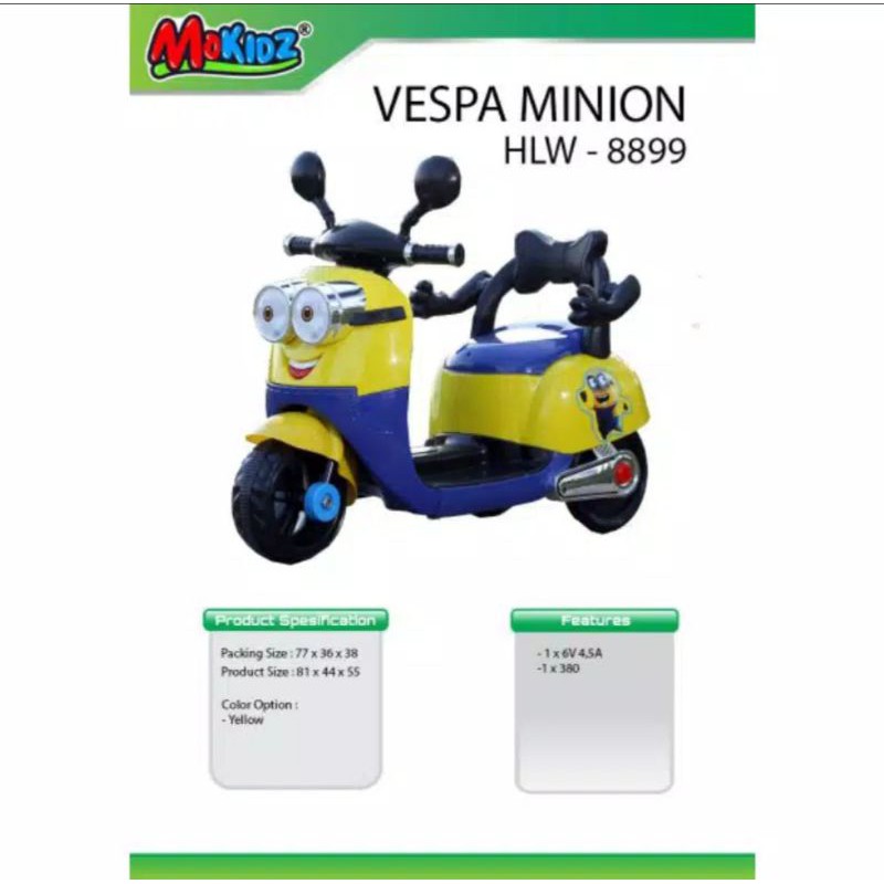 Motor aki Anak Minion 8899