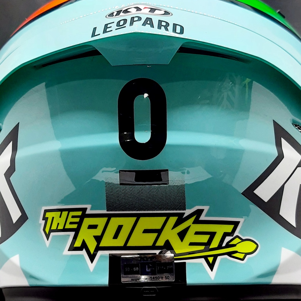 Helm KYT TT COURSE DENNIS FOGGIA leopard ttc