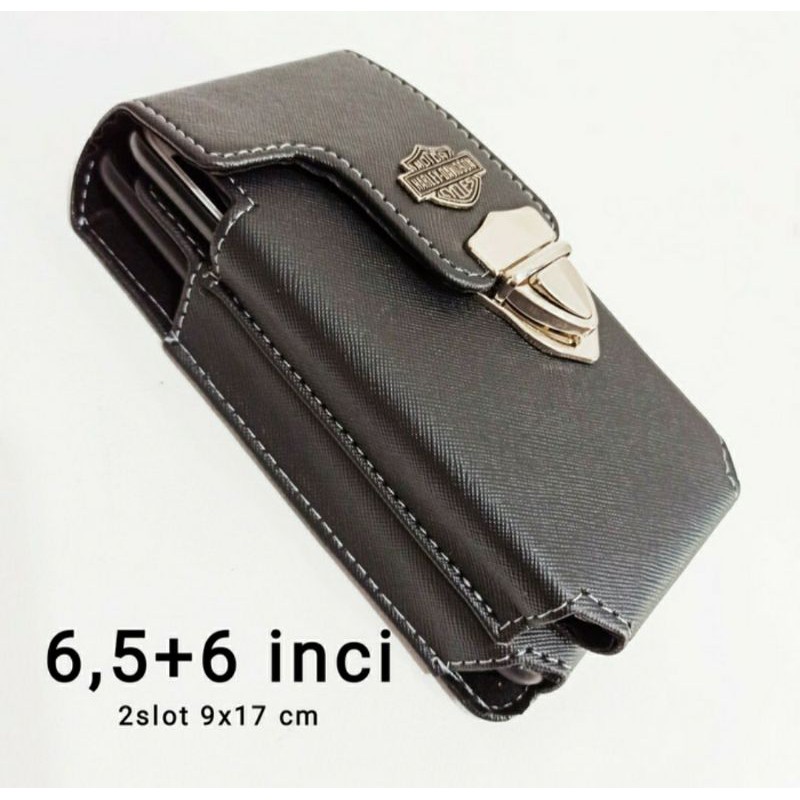 DOMPET HP PRIA 2 SLOT UKURAN MAXIMAL 6,5IINC