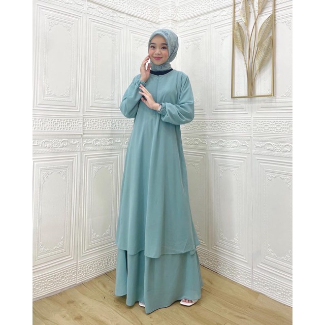 DewiShop Gamis Malaysia Busui Polos