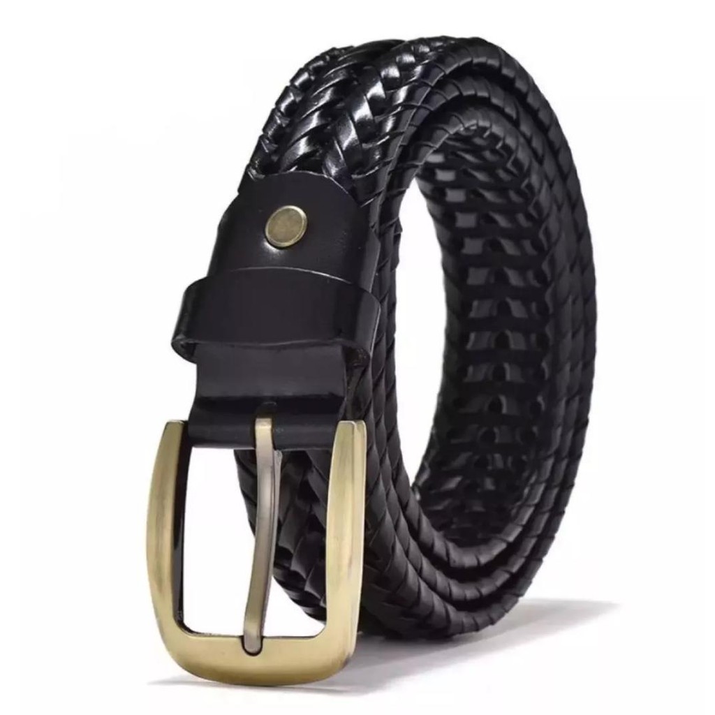 Buckle Style - BELT KULIT  ASLI KULIT KEPANG - BELT UNIK PANJANG 120 CM