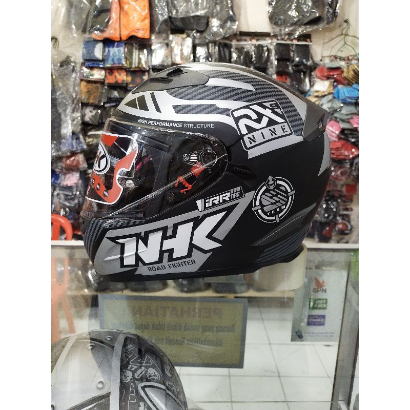 Helm NHK rx9 racer x grey doff