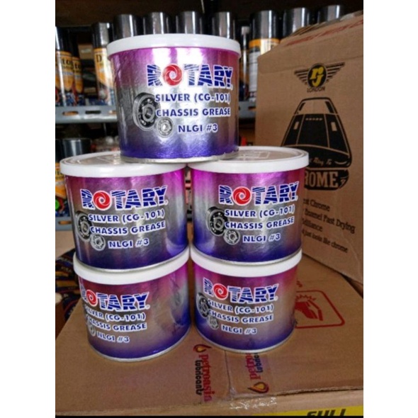 GREASE GEMUK STEMPET ROTARY SILVER CHASSIS GREASE 250g / 0.25kg (BENING)