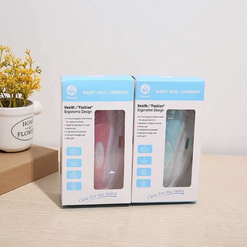 Baby Care Electric Nail Trimmer Gunting Kuku Bayi / Pemotong Kuku Bayi Clippers Set Tool Gunting Kuku - PD