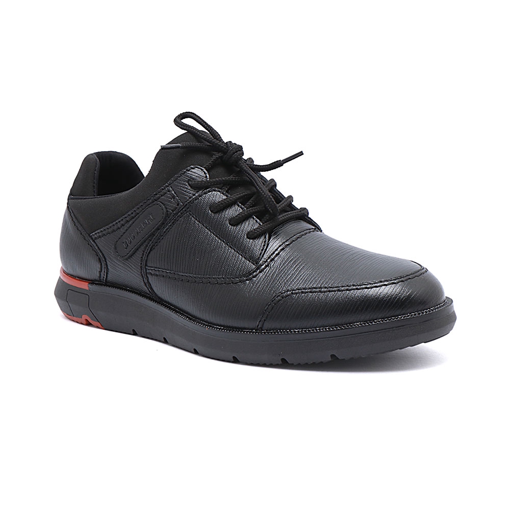  BUCCHERI  Kane Sepatu  Lace Up Pria  Black Shopee Indonesia