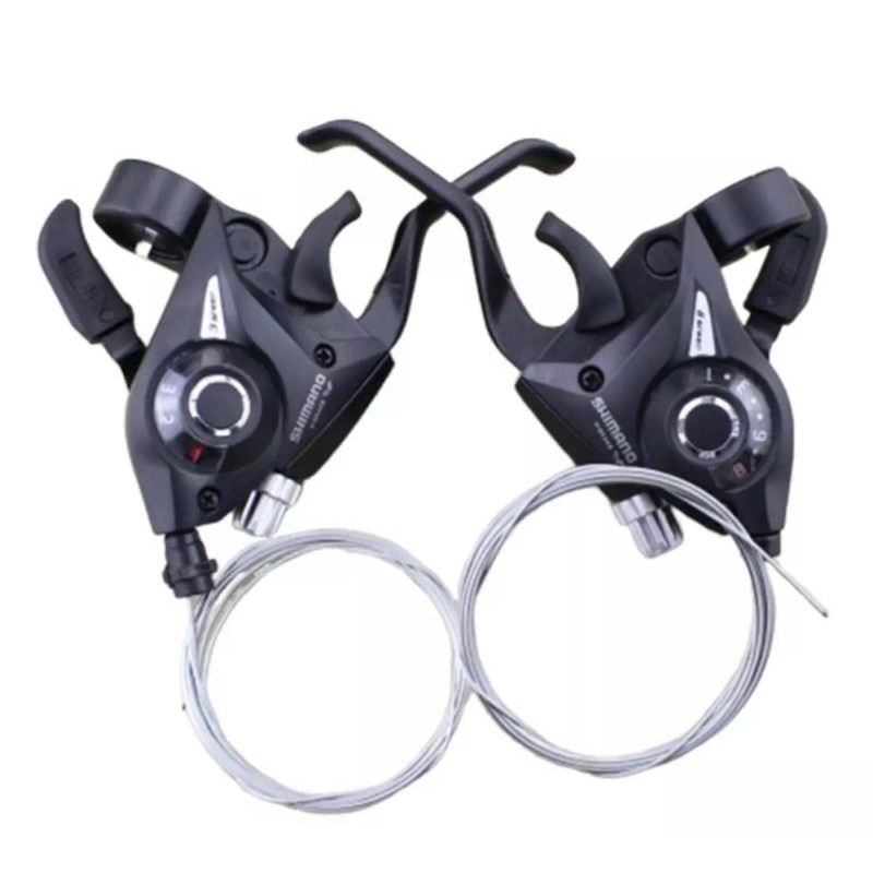 Shifter Dan Tuas Rem Ori Shimano 3x8 Speed MTB