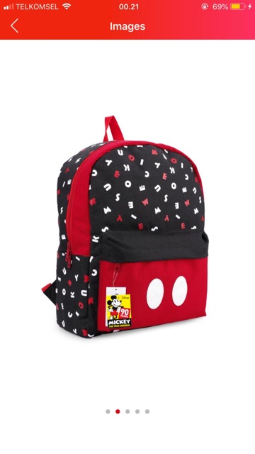 DISNEY Mickey Mouse Big Backpack The True Original