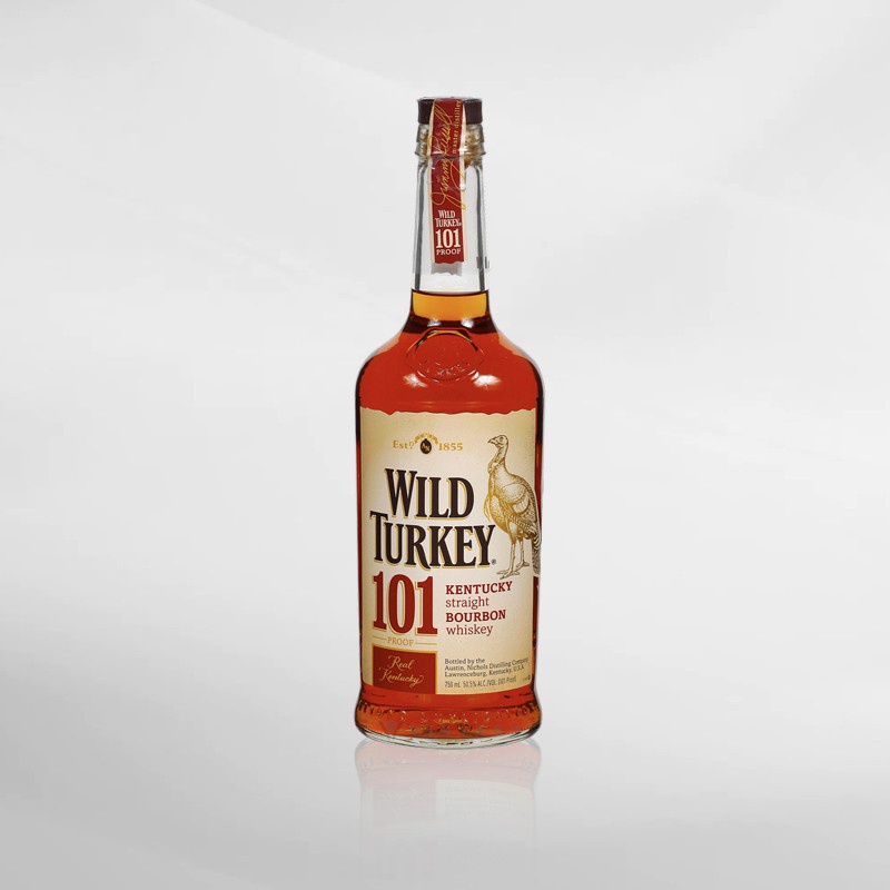 Wild Turkey 101 Proof Bourbon Whiskey 750 ml ( Original &amp; Resmi By Vinyard )