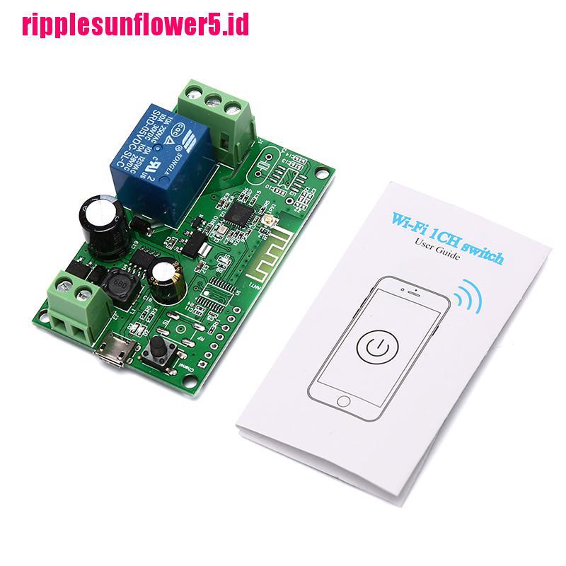 Sonoff Relay WiFi Nirkabel Kontrol APP 5V-12V