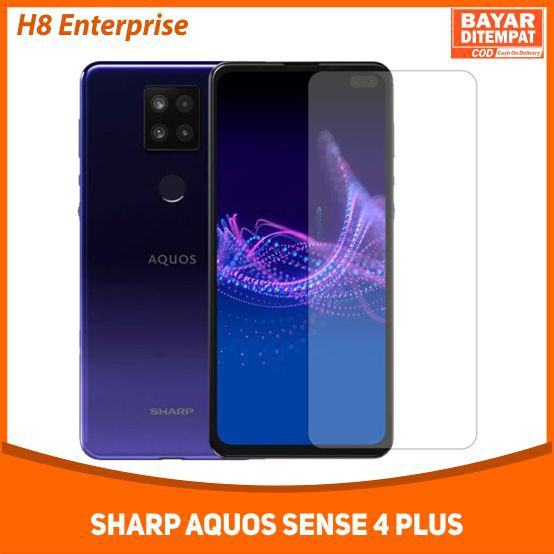Tempered Glass Screen Protector for Sharp Aquos Sense 4 Plus