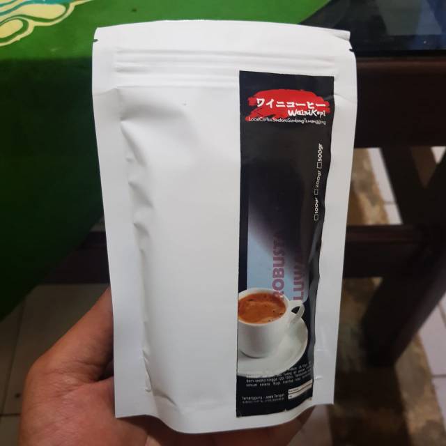 

(Robusta Luwak) kopi tanpa gula