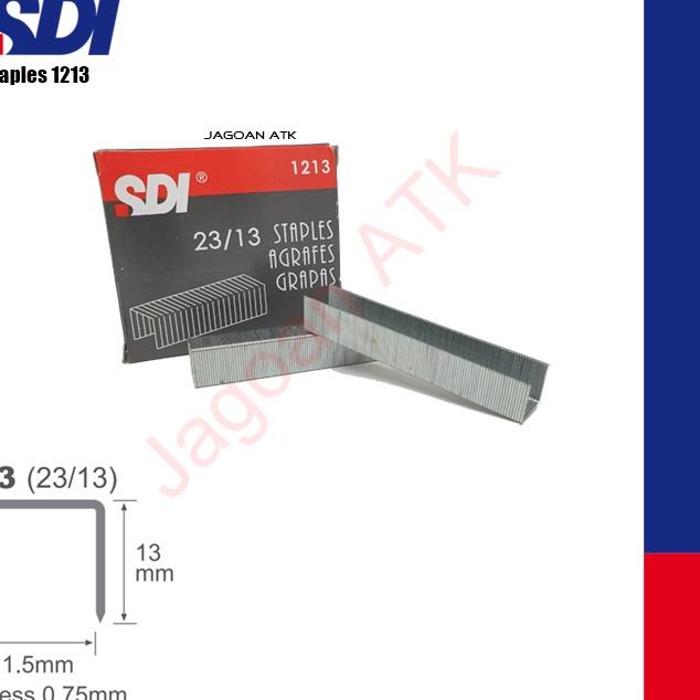 

New Isi Staples Jilid SDI 23/13 Sejenis 1213 ン