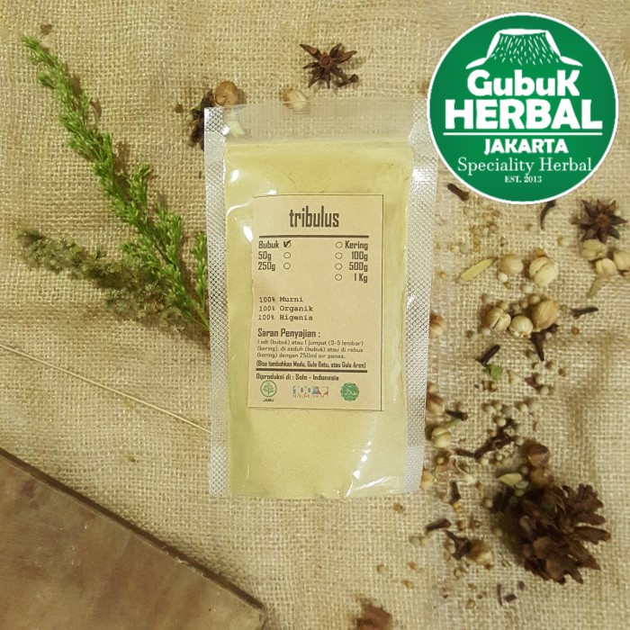 

TRIBULUS BUBUK 100 GRAM - Tribulus Terrestris - REMPAH - MURNI TANPA GULA - BUBUK HALUS