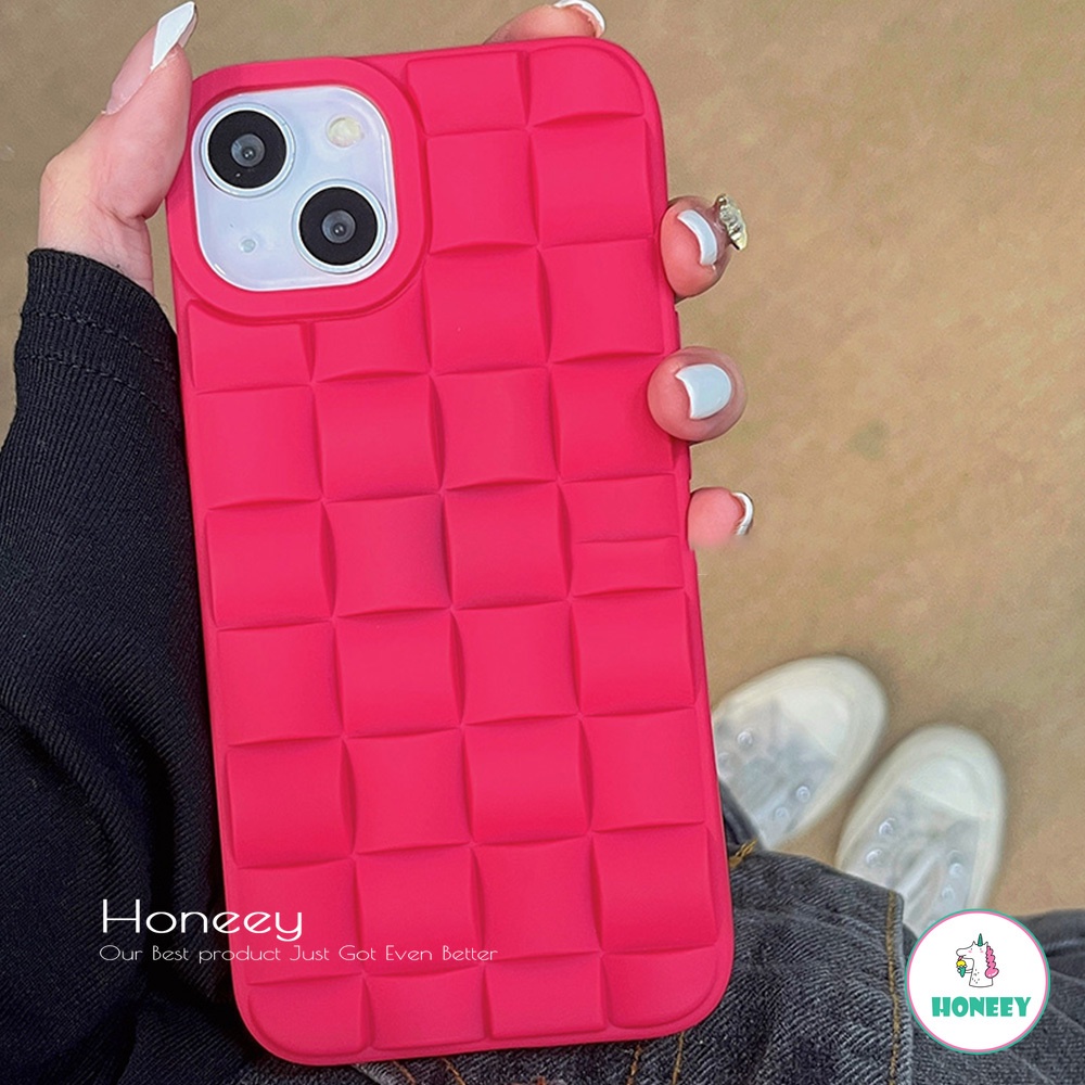 Soft Case TPU Matte Motif Mawar Merah 3D Cover IPhone 14 13 12 11 Pro Max X XS XR 8 7 Plus