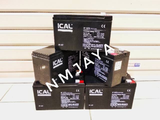 Baterai UPS ICAL Aki IP1272 12 Volt 12V 7.2Ah Original ICAL