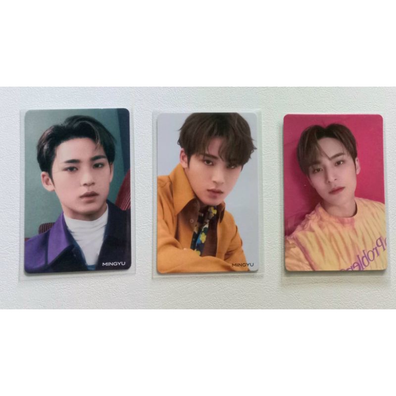 Photocard PC MINGYU HITORIJANAI SEVENTEEN JAPAN SINGLE HMV REGULAR