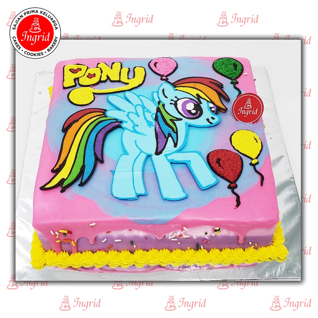 

Kue Ulang Tahun Kuda Pony / Kue Ultah Anak / Birthday Cake / Kue kuda pony / Little Pony Cake