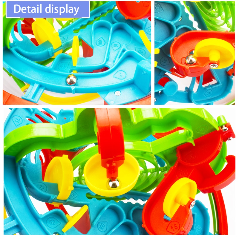 Mainan Bola Labirin 3d 100 Langkah Untuk Edukasi Anak