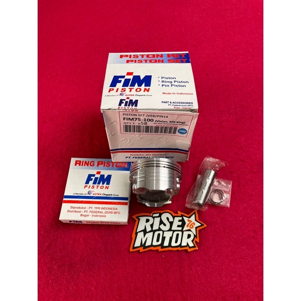 PISTON FIM 58 PEN 14 MX KING VIXION