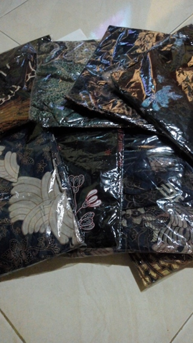 Bswart Batik Hrb026 Kenongo Hem Pendek Padi Pekalongan M L Xl Batik Pria Murah Modern Grosir