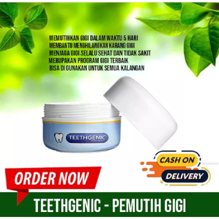 Teethgenic Teeth Whitening Activated Charcoal Carbon Pemutih Gigi Alami 30g