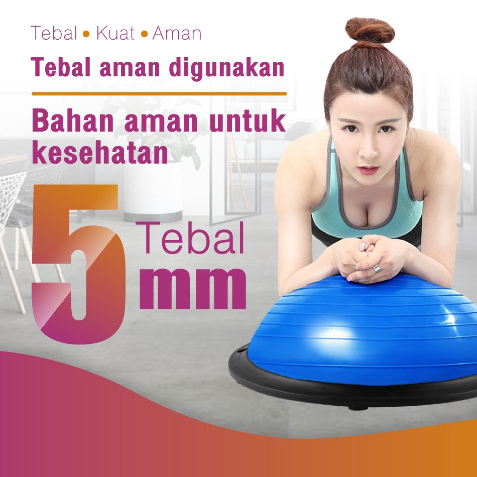 HTD Sport Bosu Balance Ball Yoga Gym Training 6006