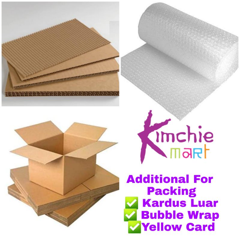 

PACKING (BUBBLE WRAP, OUTBOX, YELLOW BOARD)