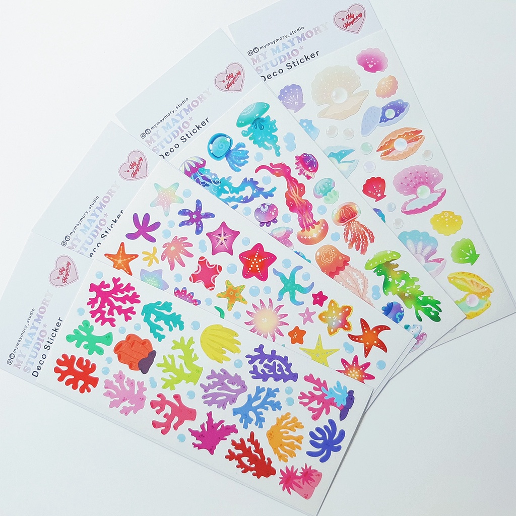 

[mymaymory_studio]"Under the Sea Edition" Stickers for Polco/Journal/Planner/Decoration