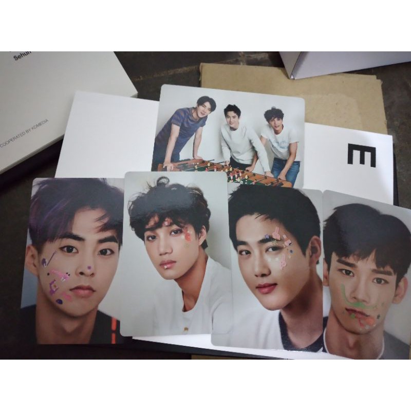 Photocard PC SG Season Greeting EXO 2016 Global Xiumin Kai Suho Chen Unit