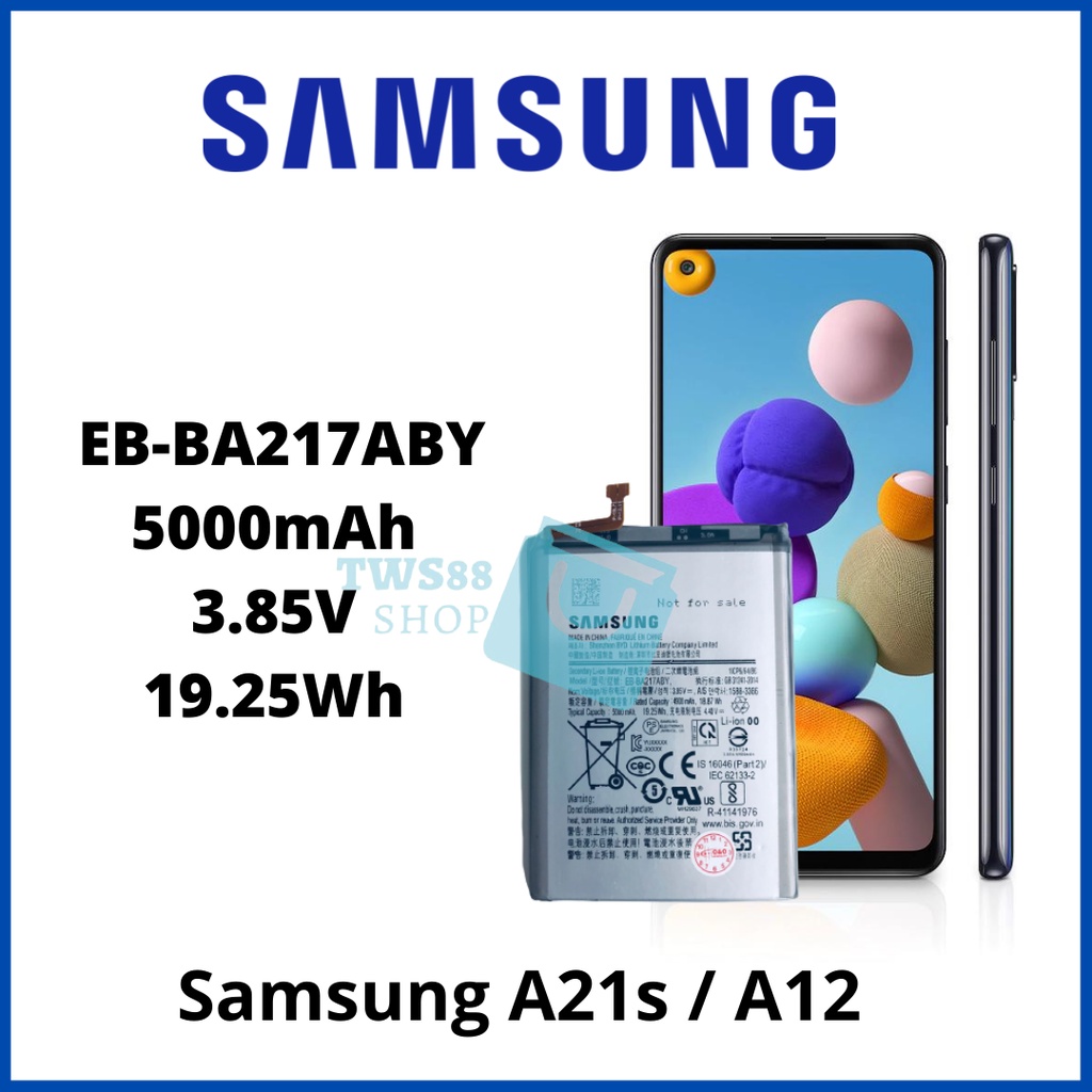 Battery Batre Baterai Samsung A21S / A12 / EB-BA217ABY