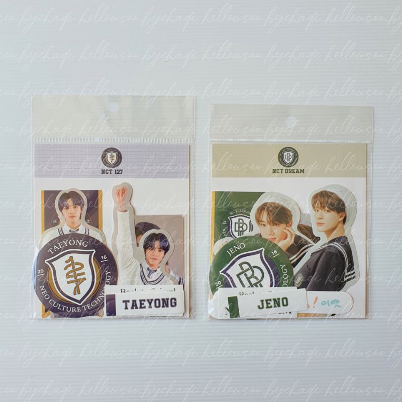 NCT - Back To School kit Luggage Sticker Taeyong Jeno